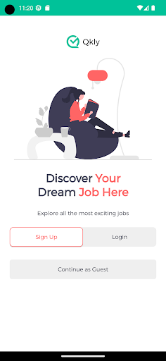 Android application Qkly Marketplace screenshort