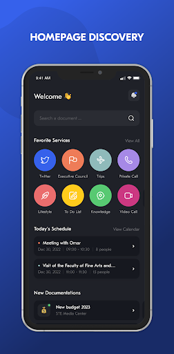 Android application SAQ - Executive Assistant App screenshort