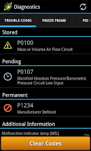 OBDLink (OBD car diagnostics) Screenshot