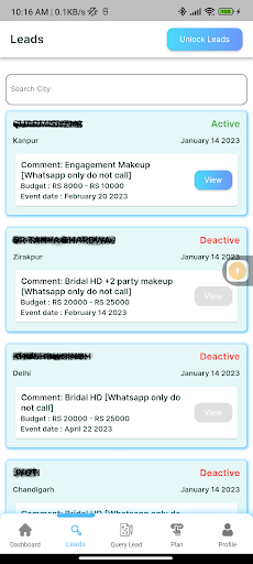 WeddingByte vendor Screen 3