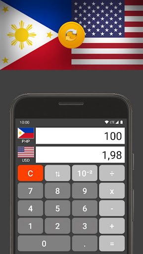 Philippine Peso / US Dollar Screen 2