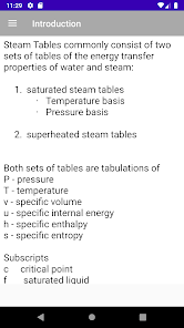 Steam Tables on the App Store
