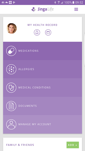 Android application Jinga Life screenshort