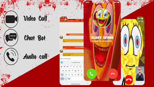 Android application talking sponge granny:call screenshort