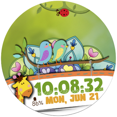 Watch Face Safari wear OS Screen 2