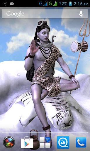 Android application 3D Shiva Live Wallpaper screenshort