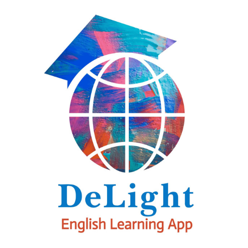 DeLight English Learning App logo
