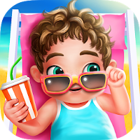 Летний пляж Baby Care Games