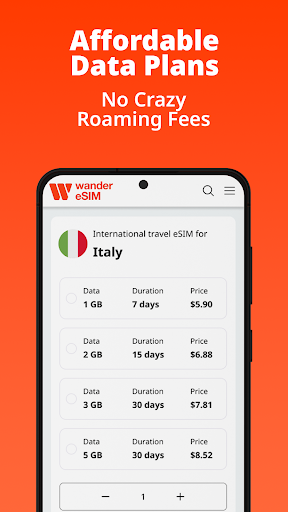 Wanderesim Screenshot 3 - AppWisp.com