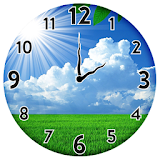 Sunny Spring Clock icon