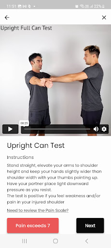 BJJ Physio App Screen 3