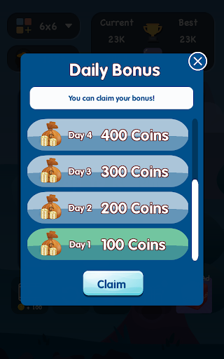 2048 Classic Merge Puzzle