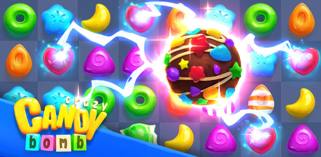 Banner Image Crazy Candy Bomb-Sweet match 3 Mod APK