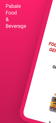 Android application Pabale Food & Beverage screenshort