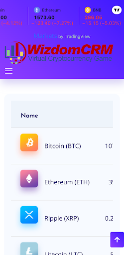 Virtual Cryptocurrency Game Screen 2