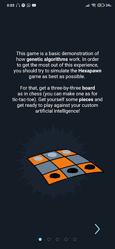 Hexapawn Screen 3