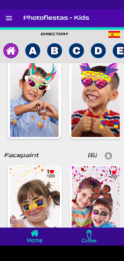 Kids Filters Directory Screen 2