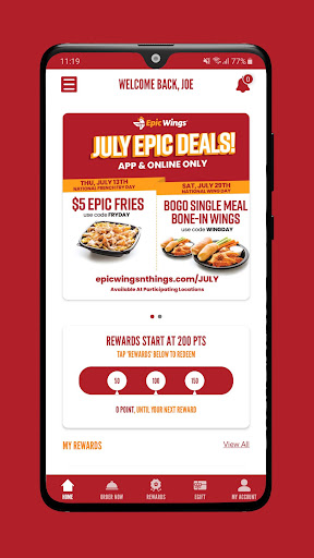 Epic Wings Screen 2