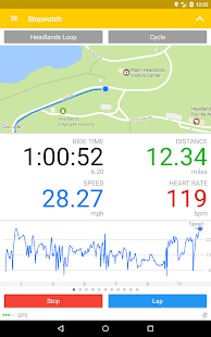 Cyclemeter Cycling Tracker Screenshot