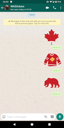 Canada Stickers for WhatsApp Screen 2