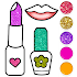 Glitter Beauty Coloring Pages