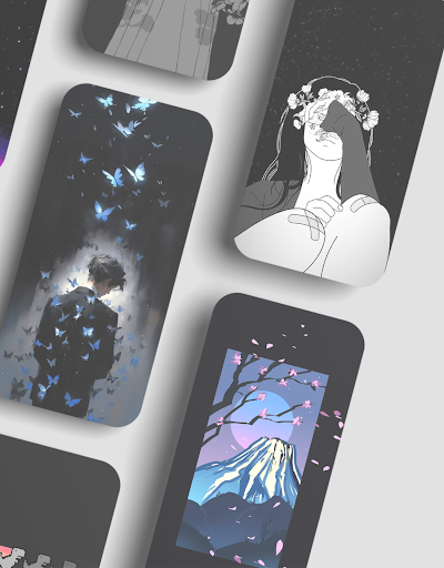 Black aesthetic wallpapers Screen 3