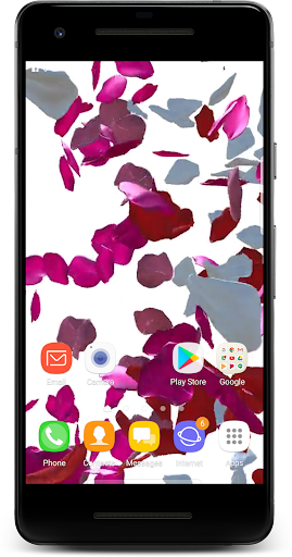 Rose Petal Live Wallpaper Screen 3