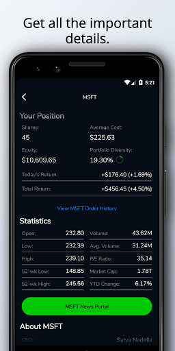 PocketProfit: Stock Market Sim Screen 3