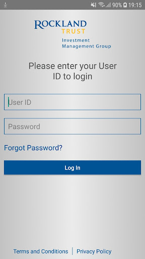 Android application Rockland Trust IMG Wealth screenshort