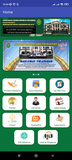 Android application Sewu Mobile screenshort