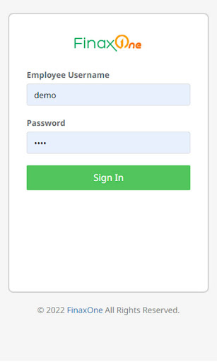 FinaxOne Face Attendance Screen 2