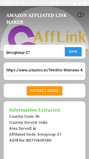 Affiliate Link Maker (Amazon) - Ads Free 1.0 APK + Mod (Free purchase) for Android