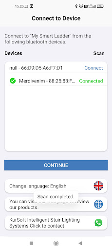 Android application Intelligent Lighting Systems screenshort