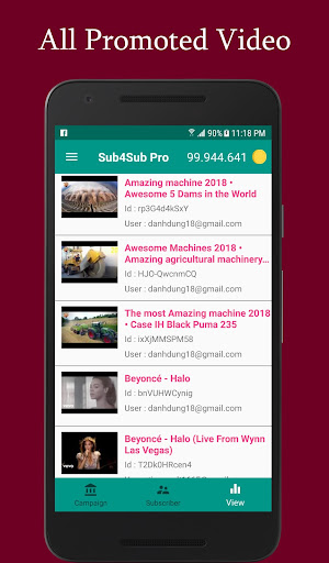 Sub4Sub - View4View For Video Screen 2