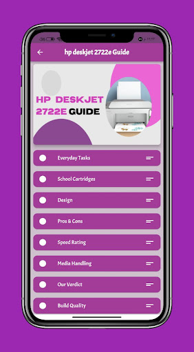 Android application hp deskjet 2722e Guide screenshort