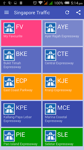 Android application Singapore Traffic Cam screenshort