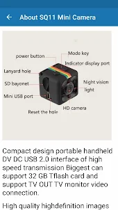 SQ11 Mini Camera Guide