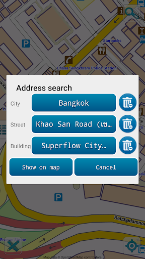 Map of Thailand offline Screen 3