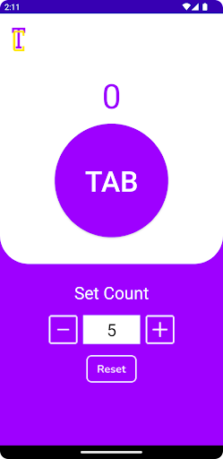 Tab Counter Screen 3
