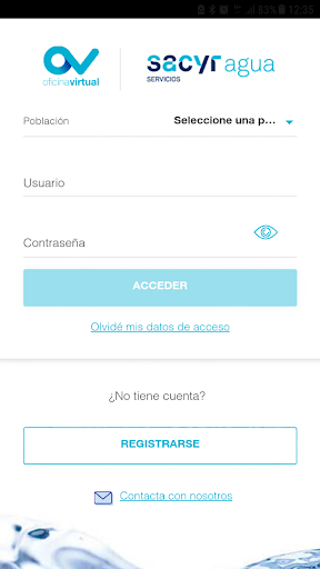 Oficina Virtual Sacyr Agua Screen 2
