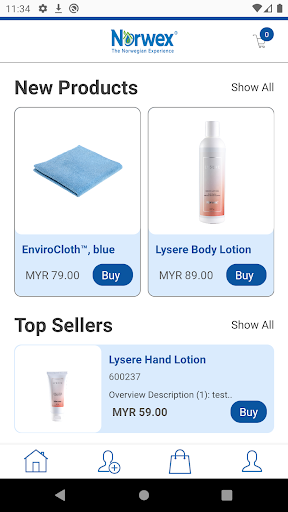 Norwex Singapore Shopping Screen 2
