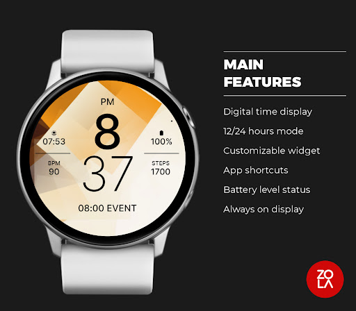 Brown Sporty Fit Watch Face Screen 2