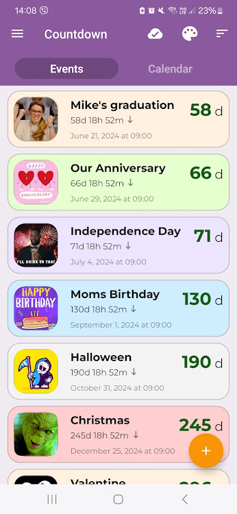 Countdown Days Pro: App&Widget - 1.3 - (Android)