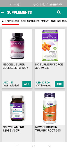 Android application Apotec screenshort