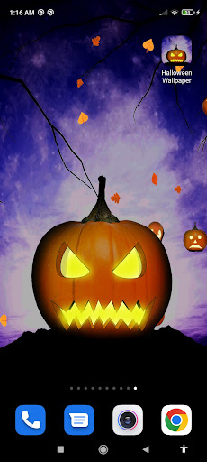 Android application Halloween Live Wallpaper screenshort