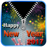 New Year Zip Lock 2017 icon