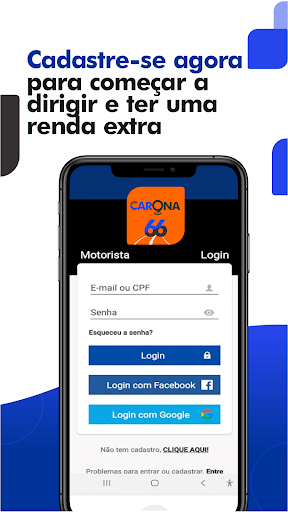 CARONA 66 MOTORISTA Screen 2