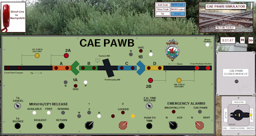 Android application WHR Cae Pawb Signalling Sim. screenshort