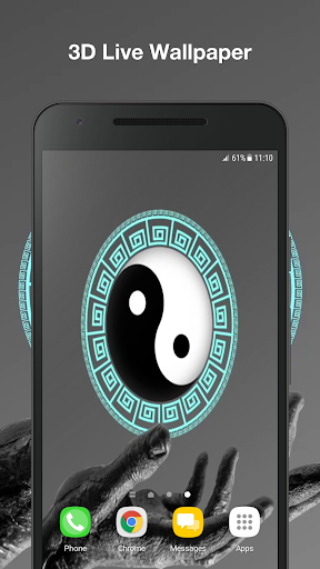 Android application Yin Yang Live Wallpaper Pro screenshort