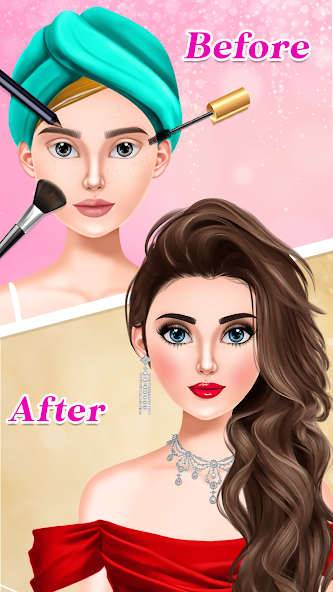 Fashion Doll Makeup Games 1.0.22 APK + Mod (Unlimited money) untuk android